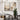 Beige and charcoal abstract art pair vertical