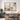 Neutral impasto wall art set with gold frames