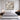 Minimalist geometric painting with alternating ridged patterns