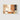 Abstract geometric artwork in beige cream and dark brown