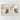 Neutral impasto wall art set with gold frames