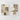 Beige abstract diptych wall art set with organic shapes