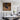Square abstract oil-style painting with earthy brown and amber tones