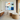 Modern Geometric Abstract Blue Oil Painting #AB150