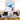 Modern Geometric Abstract Blue Oil Painting #AB152