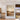 Warm neutral wall art with dimensional paint application